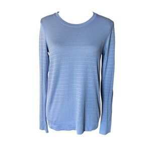 Lululemon Breeze By Long Sleeve Blue size 10 Athleisure Woekout Fitness